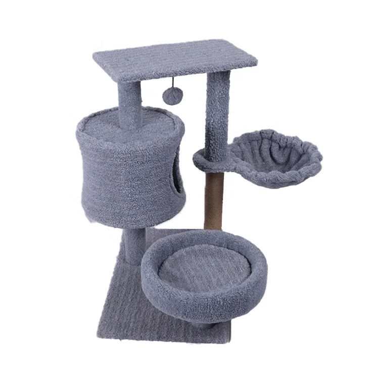
High quality happy cat wheel with post tree house 