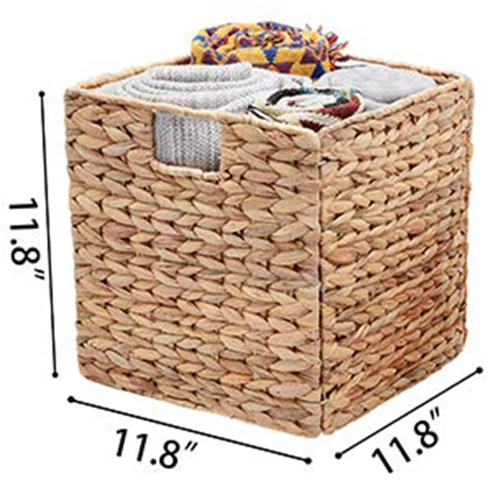 Collapsible Water Hyacinth Storage Basket