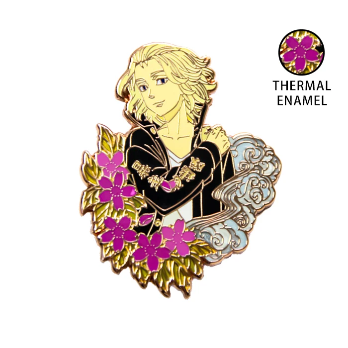 Funny Custom Cartoon Thermal Color Changing Hard Enamel Lapel Pins Manufacturer