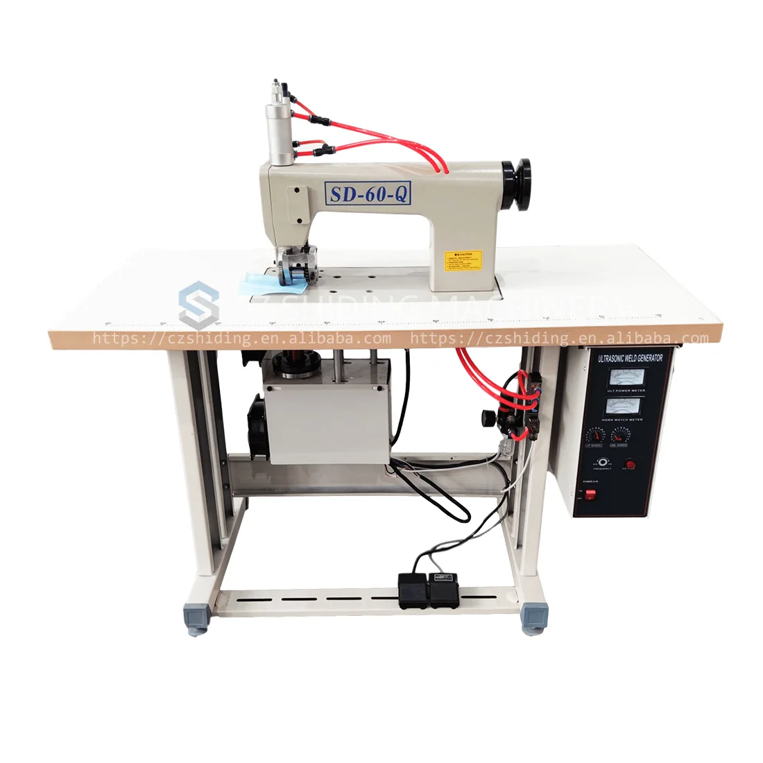 Ultrasonic Nonwoven Sewing Machine For Lace