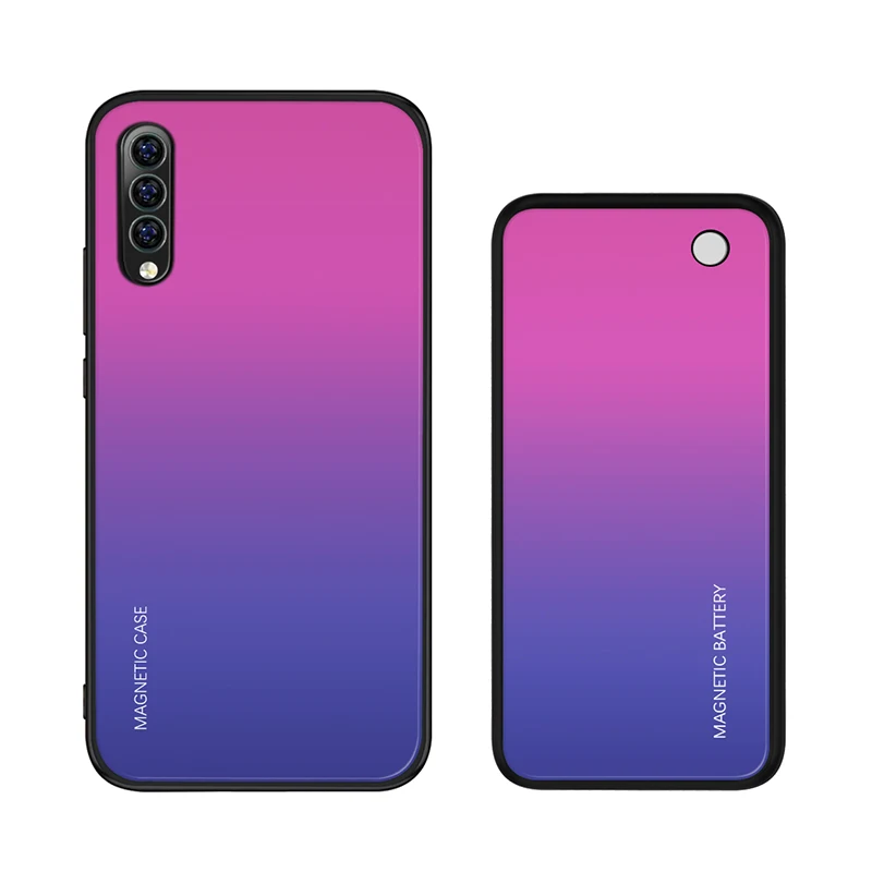 
Magnetic wireless Power bank case Back clip battery phone case for iphone 11/11 Pro/11 Pro max 