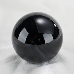 Wholesale 60mm Rare Natural Black Obsidian Sphere Large Crystal Balls for Decorative Gift