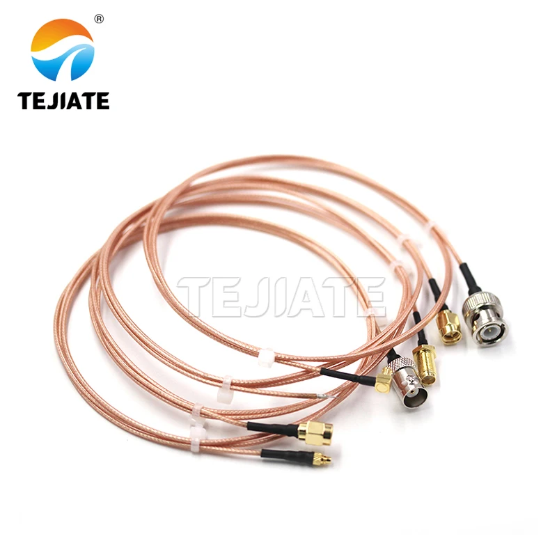 MMCX to MMCX connector RG178 Cable Manufacture Right Angle MMCX female to Female Reverse Connector RG178 signal cable assembly