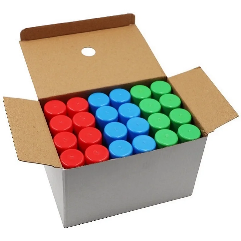 Crayons for animals, livestock markers, red, green and blue pig body brushes