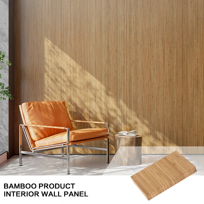 Natural Modern Textured Bamboo Fiber Eco-friendly Charcoal Decorative Wall Panel for Interior And Exterior Wall Decoration