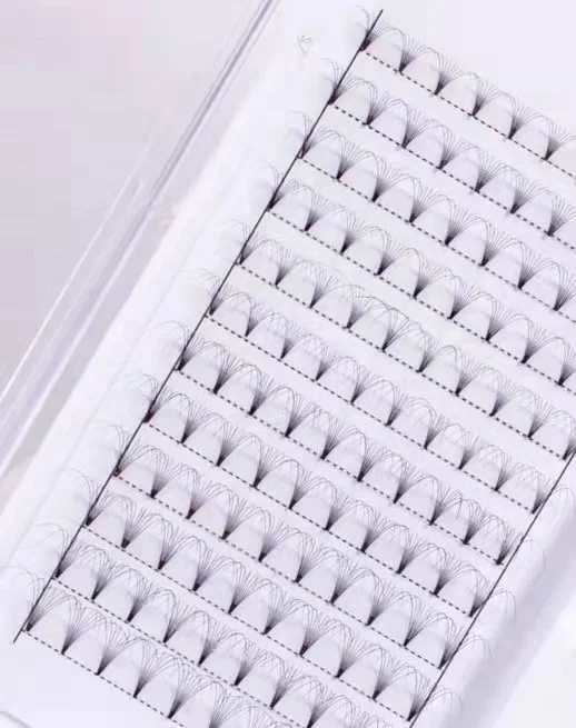 premade fans pointy base 0.03 russian premade volume fans eyelash top grade point silk eyelash mix size eyelashes