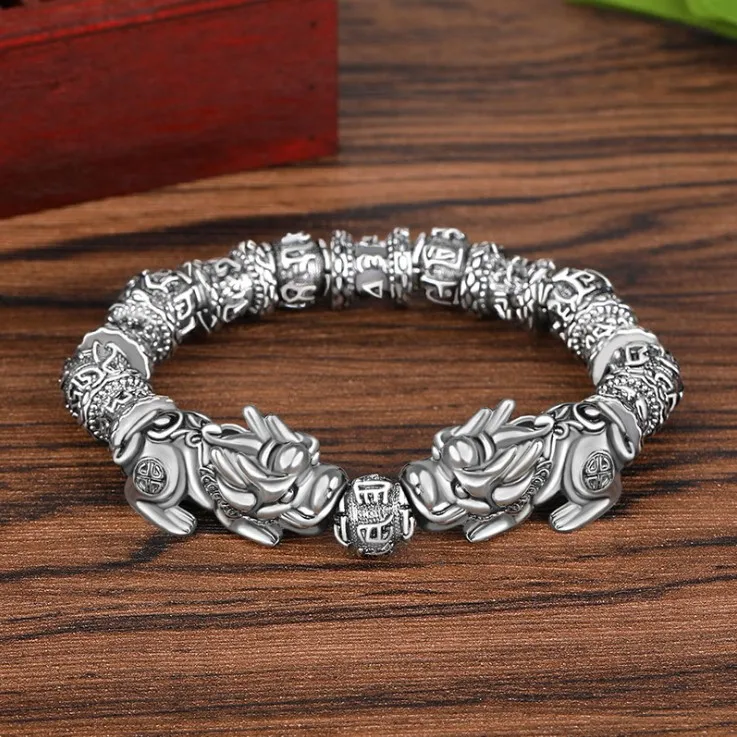 2020 New Product Ideas 18K Gold Plated Bead bracelet Fengshui Pi Xiu Bracelet Wealth Good Luck Bracelets for Mens Women