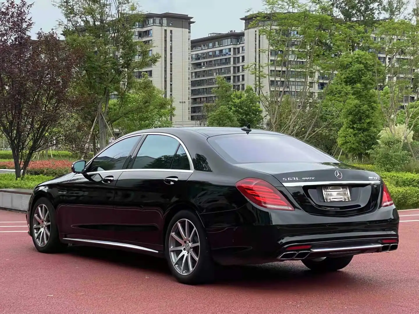 2014 AMG S 63 черный 5 дюйма двигатель для