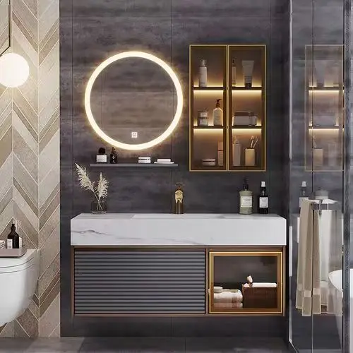 YALIG Flourishing Bathroom Sliding Glass Shower Room Cabin Furniture