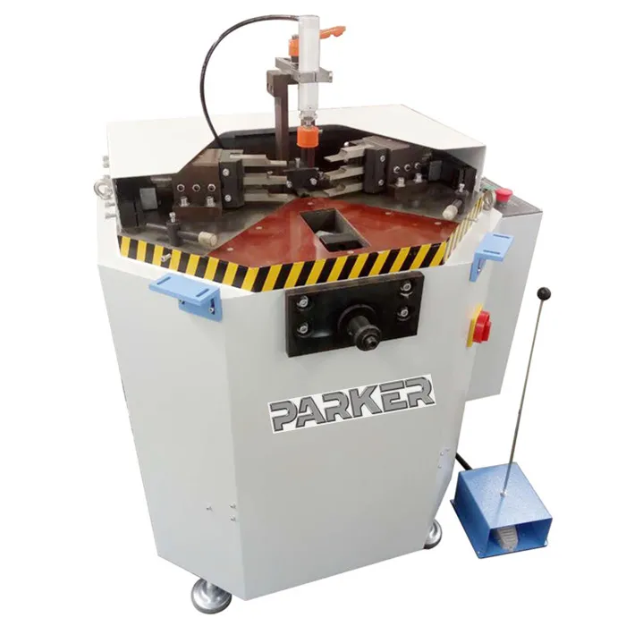 Aluminum profile single head corner crimping machine