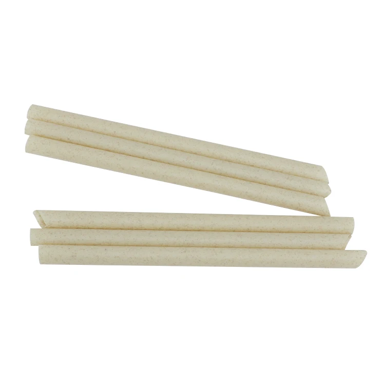 Popular in Europe and America 6mm 8mm 12mm Compostable Sugar Cane Bagasse Drinking Straw Sugarcane Straws