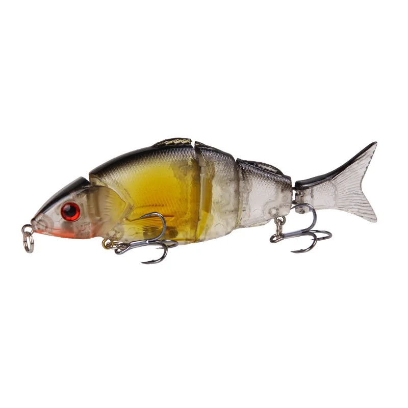 KEWOTE segmented fish 12.5cm 21g deep diving minnow multi- jointed fishing lure multi jointed lure
