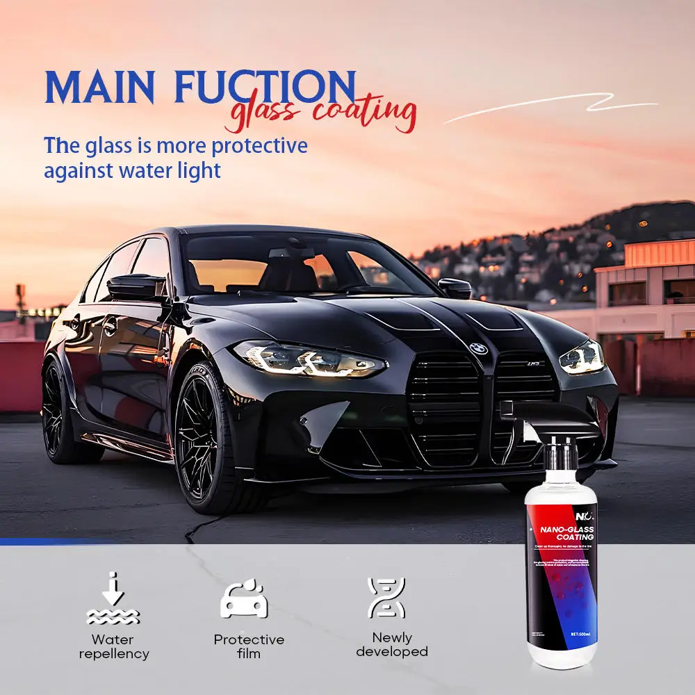 Baosini manufacturer new product professional protection car paint is not easy to dirty to keep bright as new Nano Glass Coating