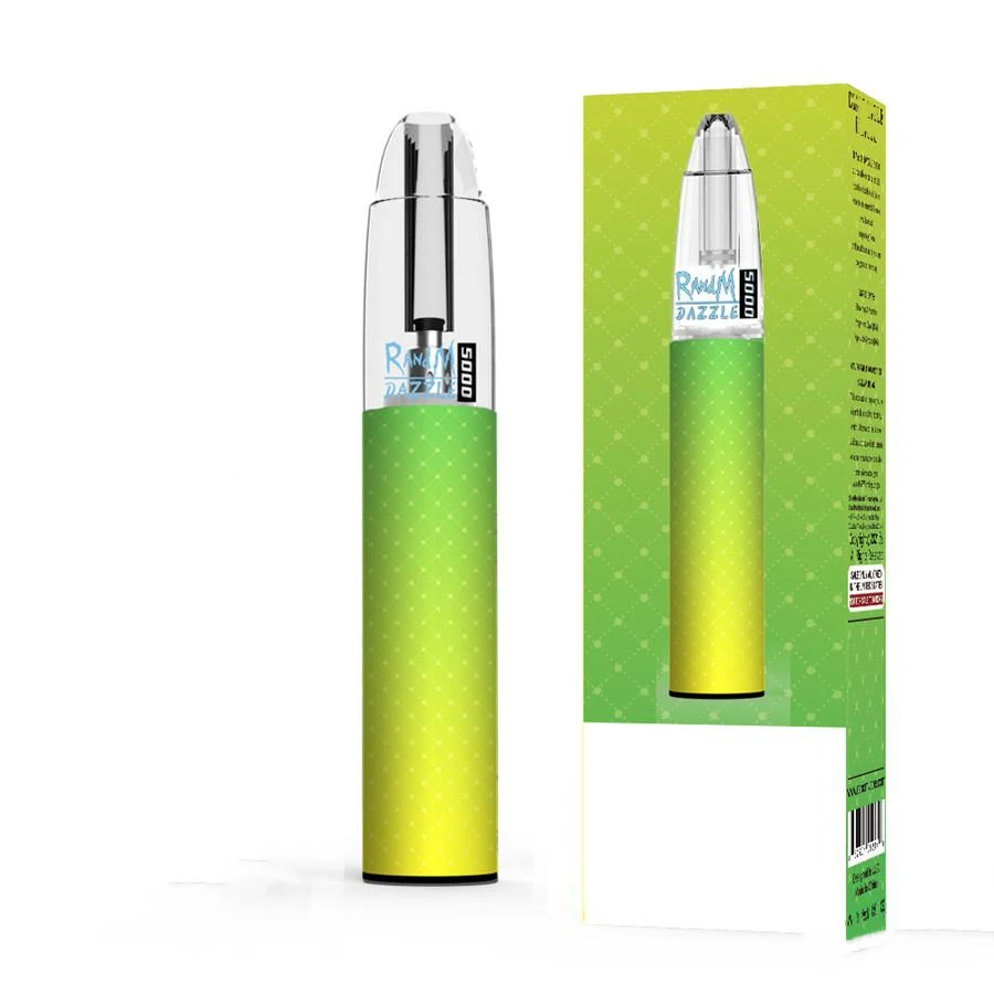 Fumot заводское Оригинальное 650 мАч перезаряжаемые многоразовые RGB свет randm dazzle 5000 буфами на рукавах vape ручка с русской версии
