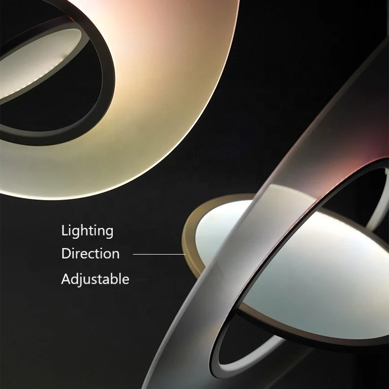 New Arrival Oval Acrylic Shade LED Chandelier Pendant Light for Dinning Room Kitchen