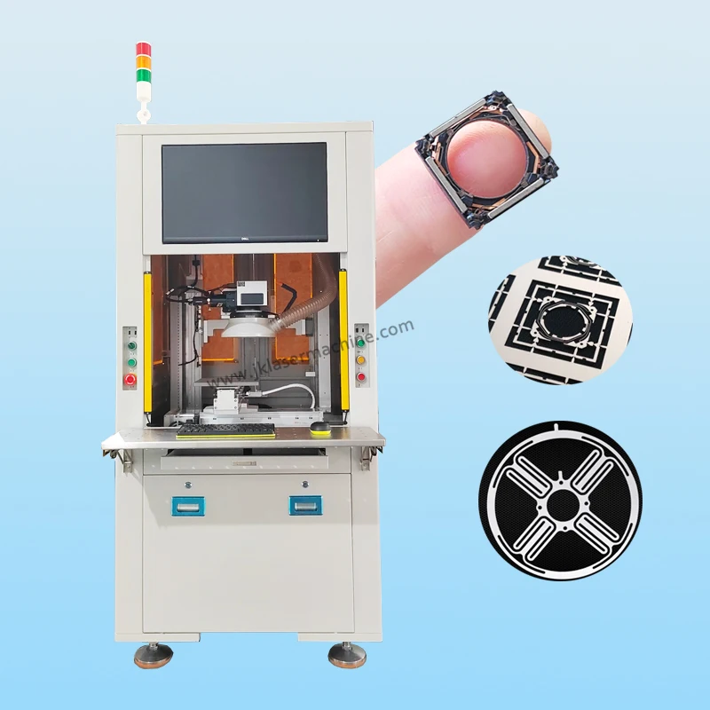 Electronic components manufacturing mini VCM motor shrapnel automated 10w uv laser electronic parts laser cutting machine