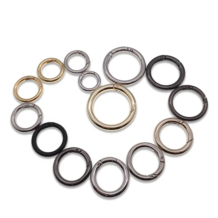 Multi-size Hot Sale Conchos Spring O Ring Snap Hook Leather Accessories for Bag Handles