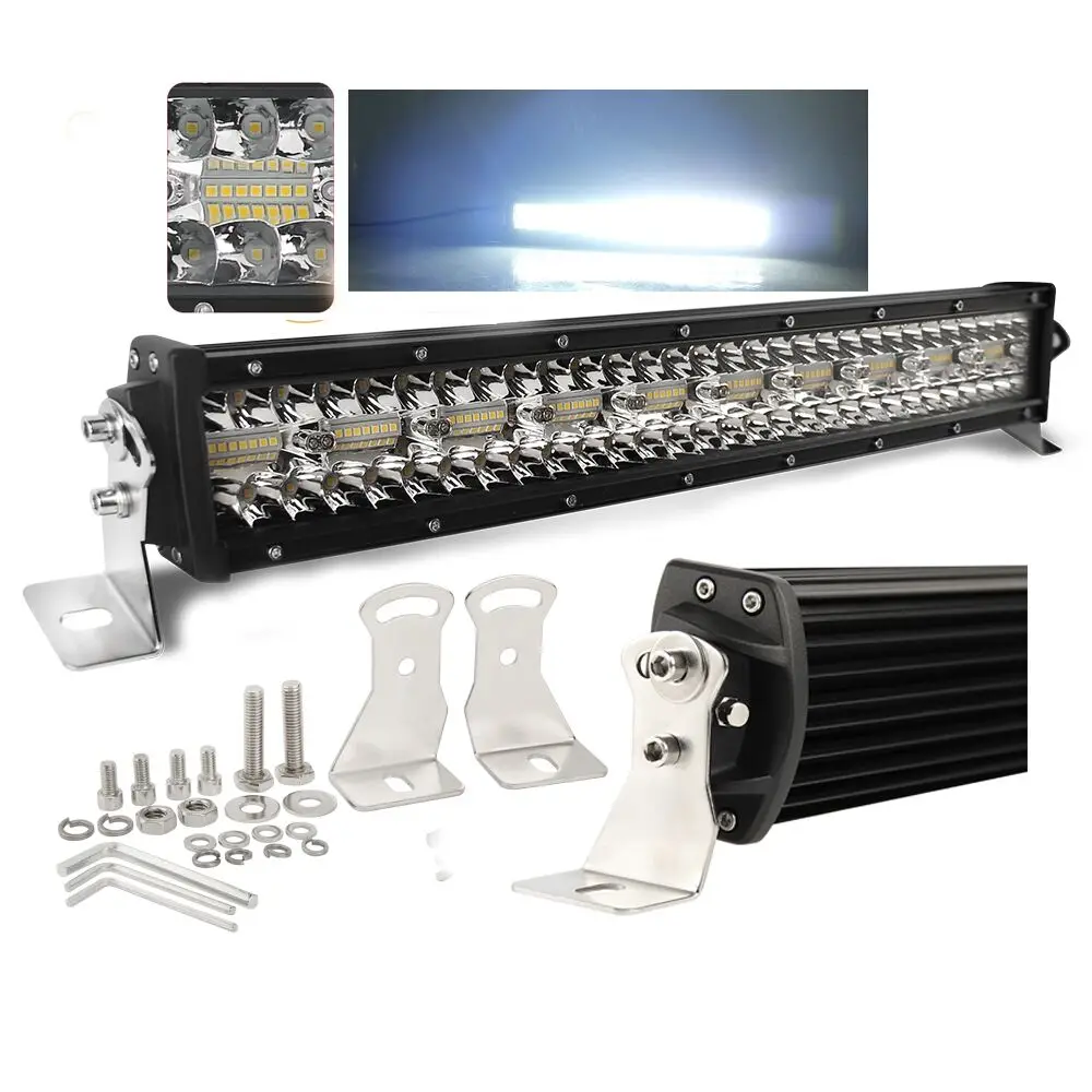 Оптовая продажа с фабрики E-mark CE 12v 24v 3 ряда СИД управляя свет бар 9D 936 Вт 780 Offroad изогнутые 22 дюймов Большие размеры 32-42, 52 дюймов светодиодный свет бар
