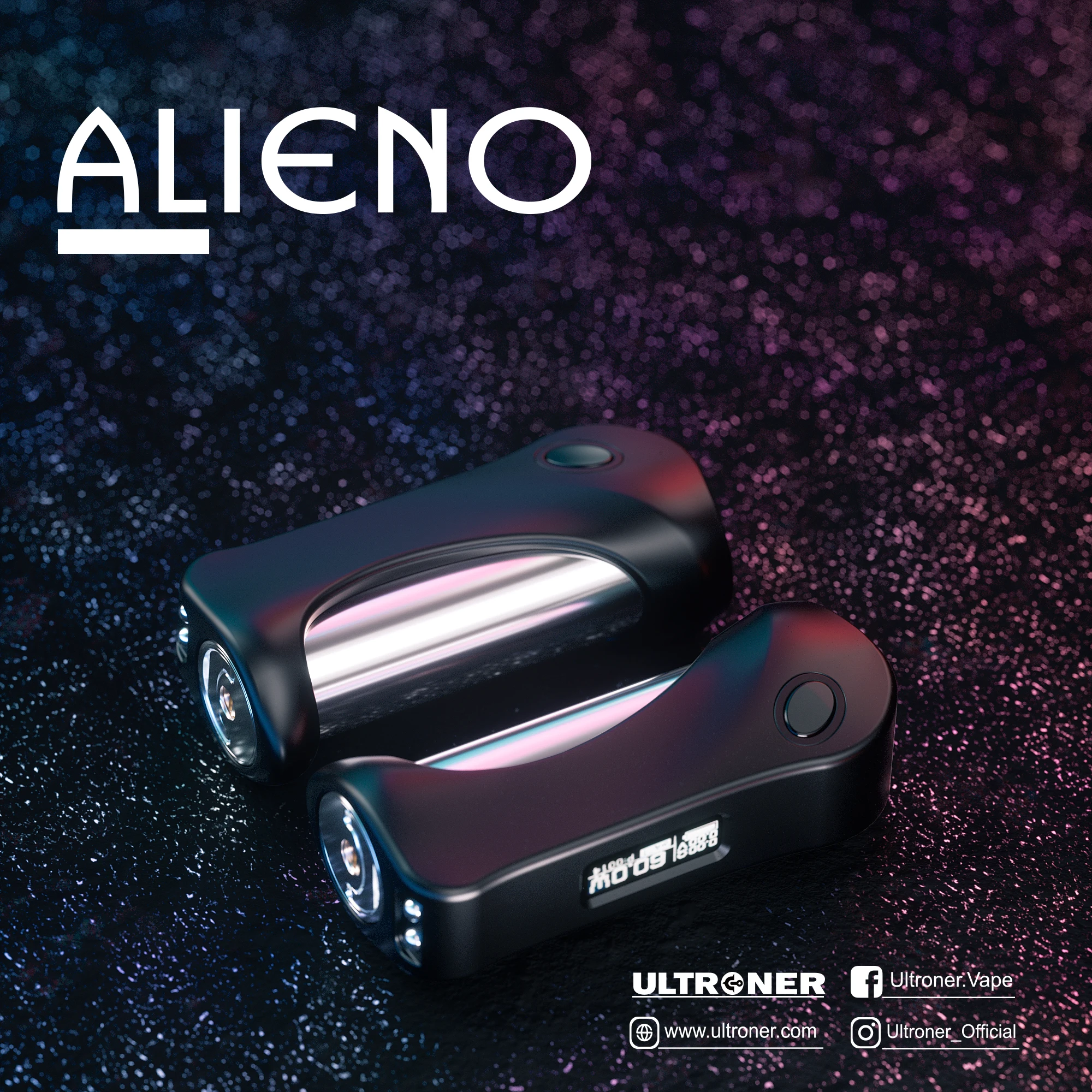  Трендовый аккумулятор 18650 Ultrioner Alieno 510 Сменная трубка для электронной сигареты ABS вейп мод Sevo70 набор микросхем 70