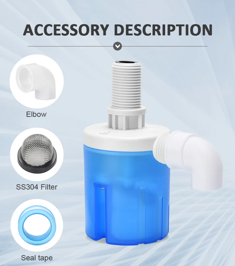 Factory direct sale high competitiveness 1 inch float valve for water tank