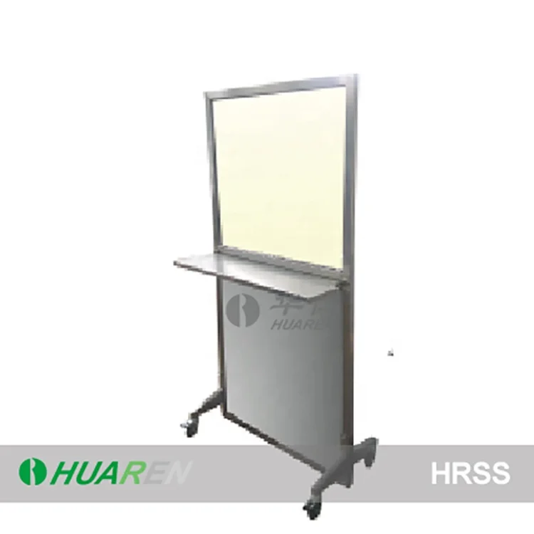 
HUAREN CE lead glass X ray protective mobile shield 