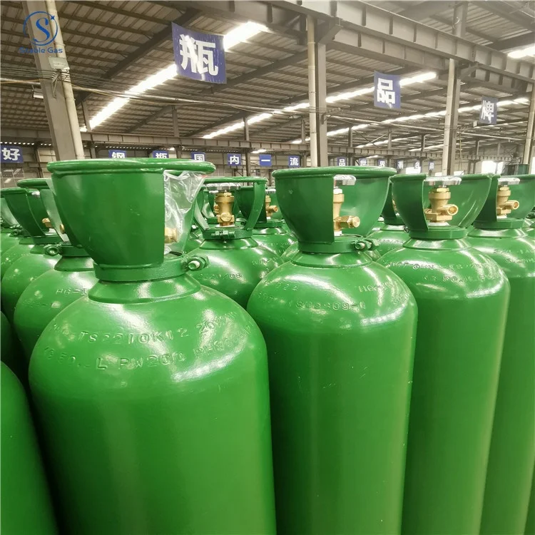 Wholesale Prices 40L Industrial Argon Gas Bottle High Purity 99.999% Argon Cylinders For Sale