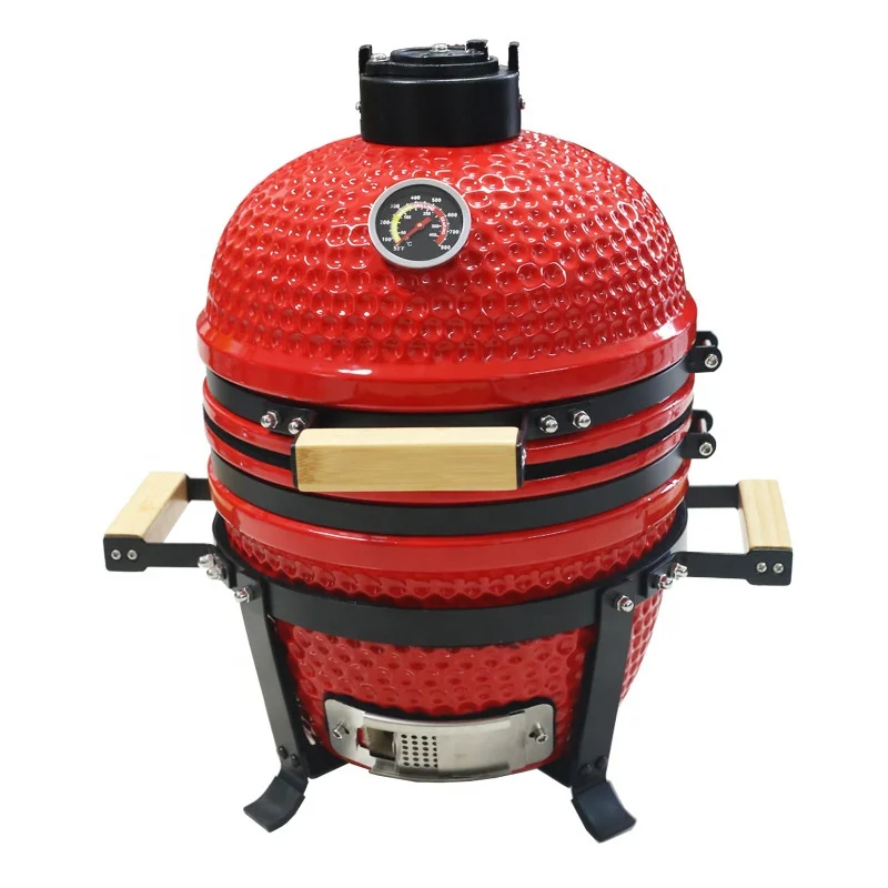 15 дюймов керамическая барбекю угольная плита Kamado гриль на открытом воздухе