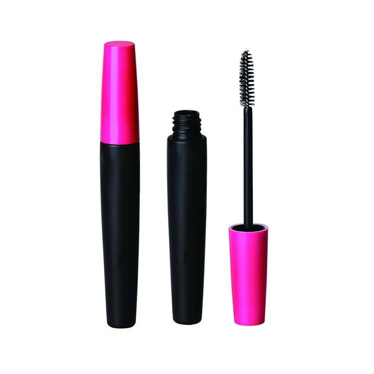 Wholesale Green Round Mascara Tube 15ml Big Capacity With Silver Dot plastic empty mascara container tubes