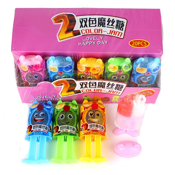 Double Flavours Double Colours Fruity & Yogurt Jam Candy Hair