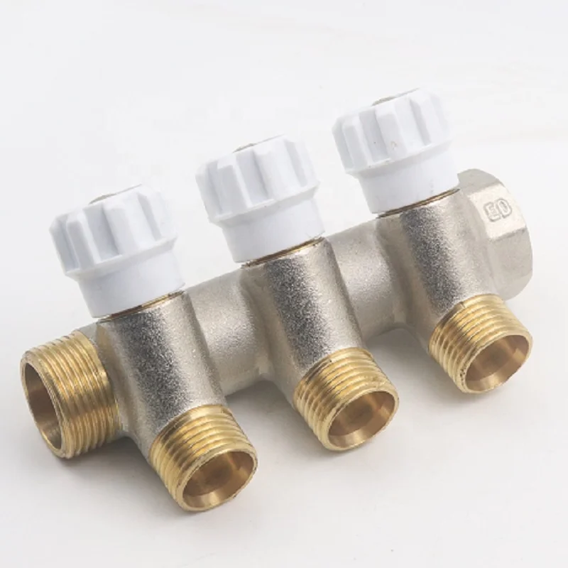 3-ways brass plumbing pex  manifold