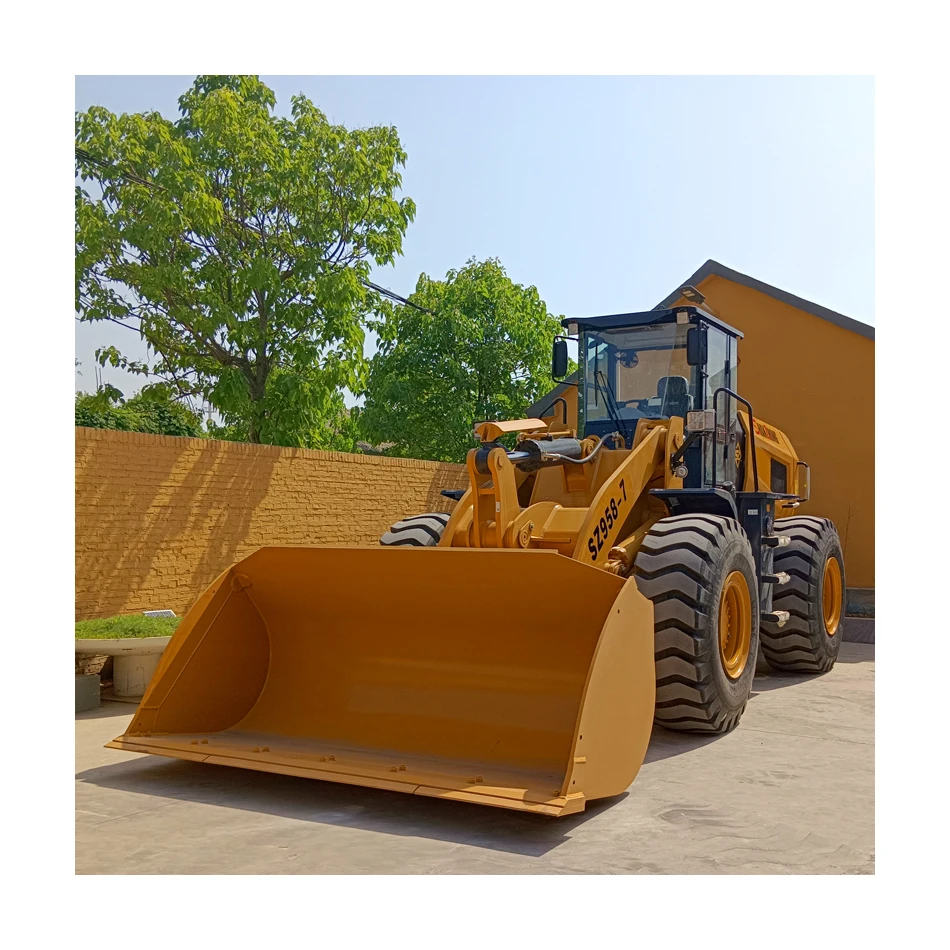 Four wheel drive multifunctional loader with a self weight of 16.5 tons, used in construction engineering, models 20, 30, and 50