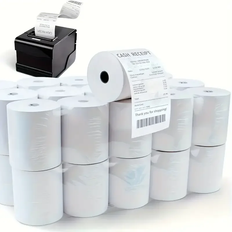 Recyclable Professional Supplier receipt thermal printer roll paper 80mm 80mm