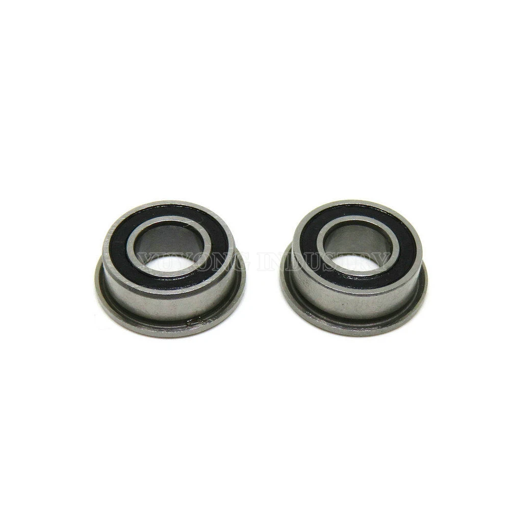 MF105RS 5x10x4 Metric Flanged Miniature Ball Bearings MF105-2RS