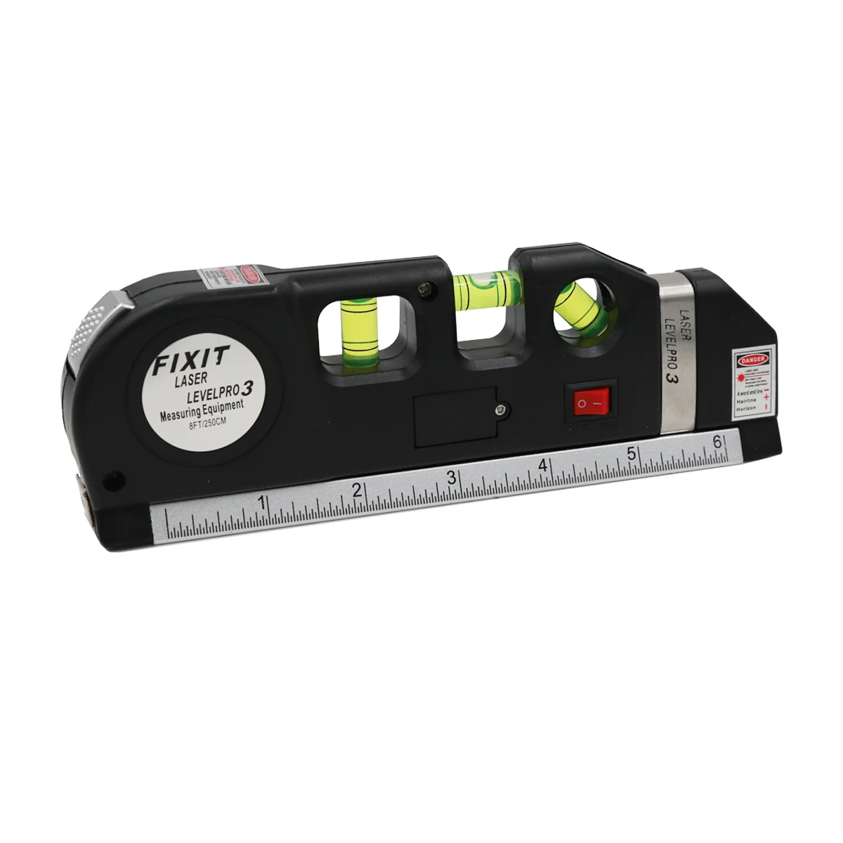 Multipurpose Laser Tape Measure - Measure Ruler Adjusted Standard and Metric Rulers Update Batteries