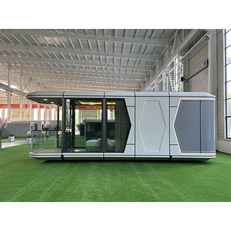 Modern Design Space Capsule House Prefabricated Steel Container Home for Office or Hotel Use Modular Living Solution
