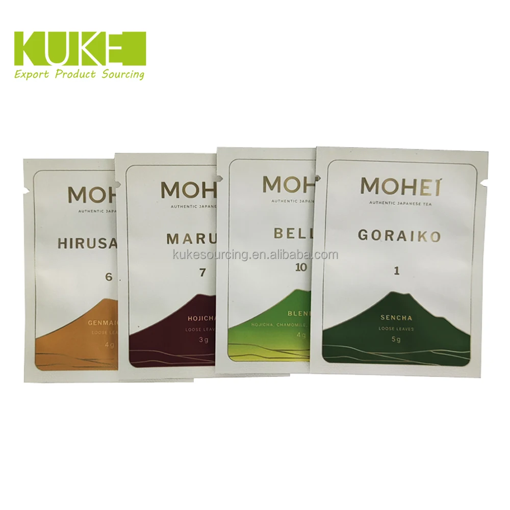 Custom Printed Food Packaging Bag Small Size Three Side Seal Bag Coffee Sachet Coffee Bag For Coffee