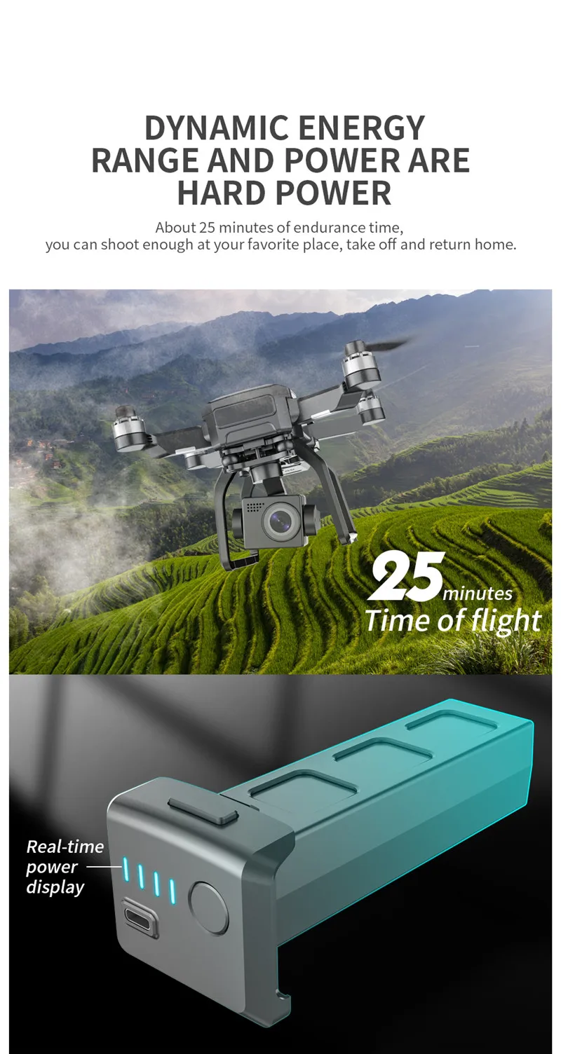 F7 4K PRO Camera Drone GPS 5G WiFi FPV 3KM 3 Axis Gimbal EIS Professional Brushless Quadcopter RC Foldable Drone