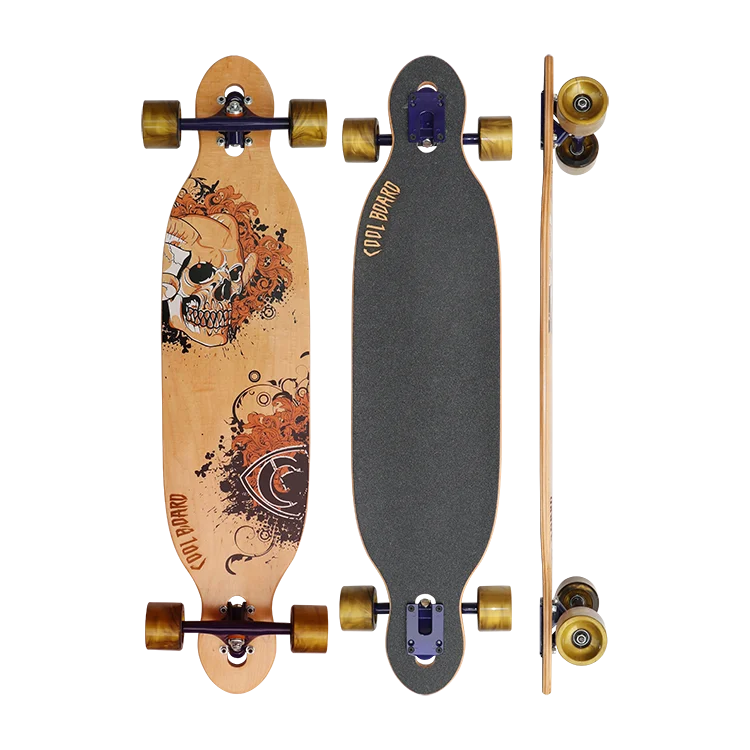 Complete 7 Plies Russian Maple Long Board Skateboard With High Quality