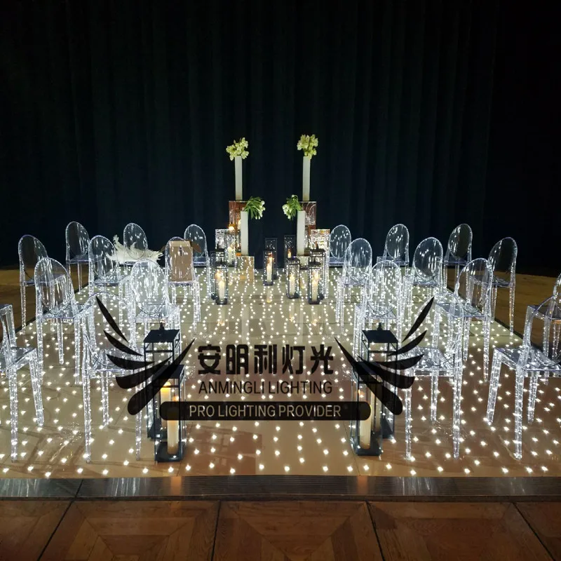 Горячая Распродажа, Светодиодный светящийся танцпол для свадебных торжеств с дистанционным управлением