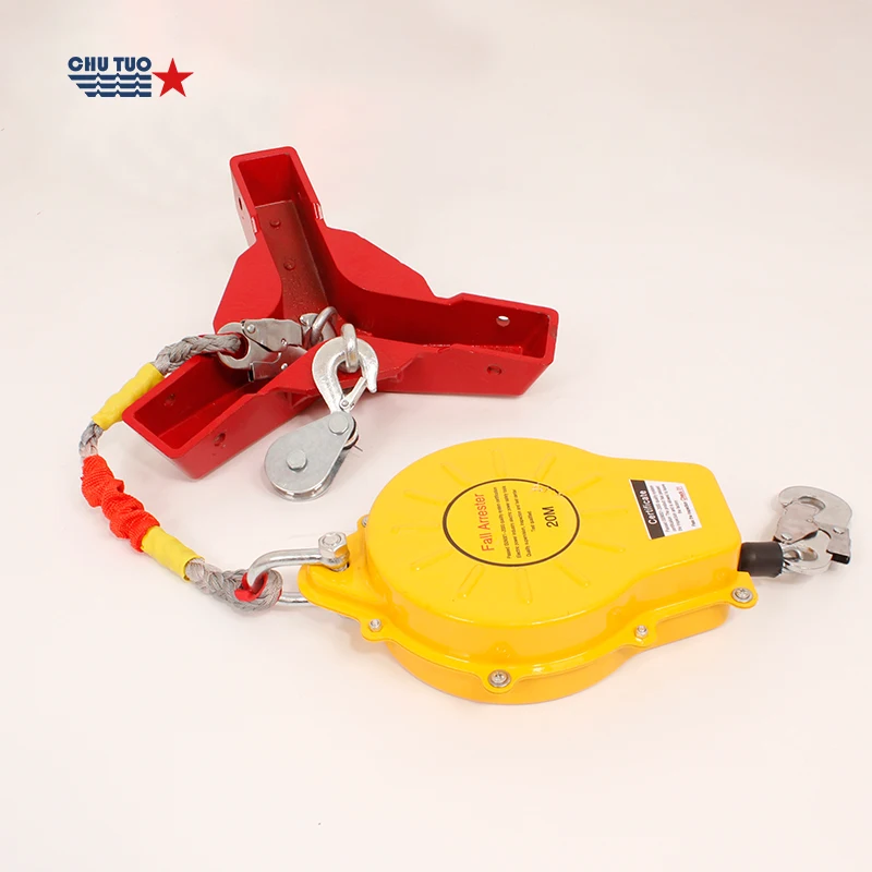 Marine Fire fighting Use IMPA 590609 Aluminum Air Driven Casualty Winch Pneumatic Tripod Casualty Winches