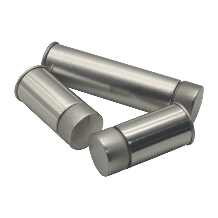 2024 Hottest CR Child Resistant Metal Round Tin Tube For Pre-Roll Custom Printed Child Certificate CR Tin Box With Seal Foam