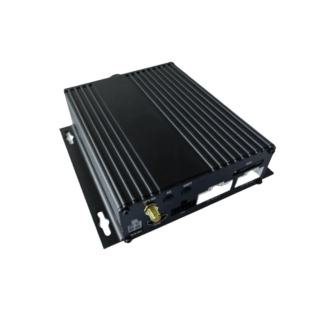 6 Channel SD Card Mobile DVR Vehicle Video Recorder H.265 MDVR with GPS