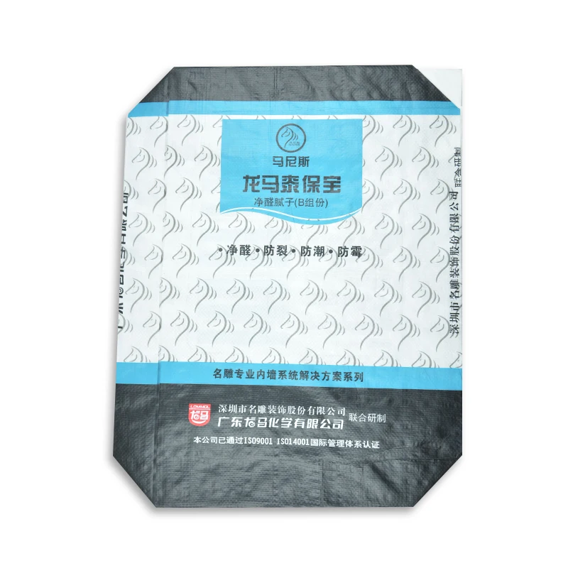 
50kg 25kg square bottom industrial plastic pp woven ad star cement bulk bags 