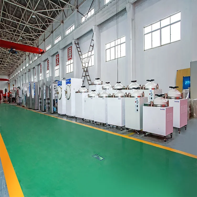 Hot selling high quality 135L 185L horizontal pulse vacuum autoclave industrial equipment machine