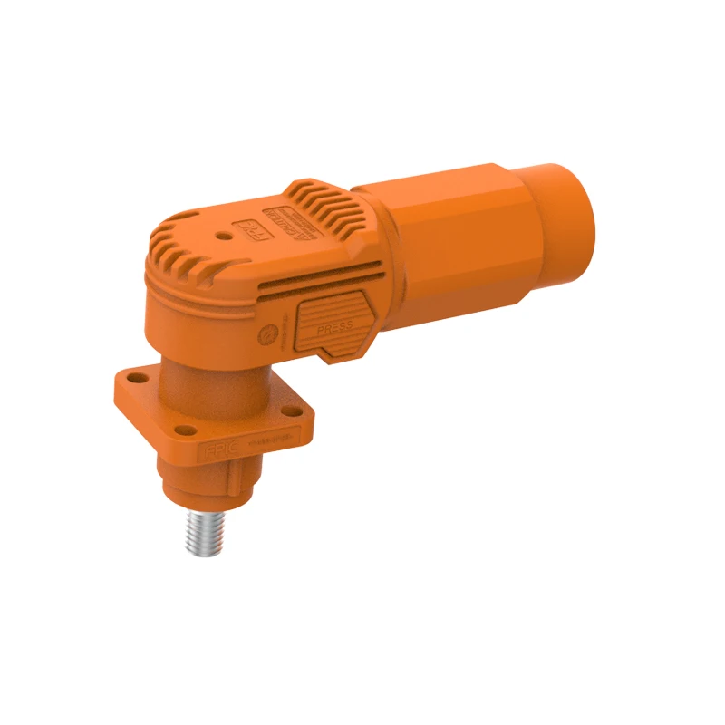 120A  25mm2 Right Angle 1000V Battery Storage Connector Copper Bar Terminal