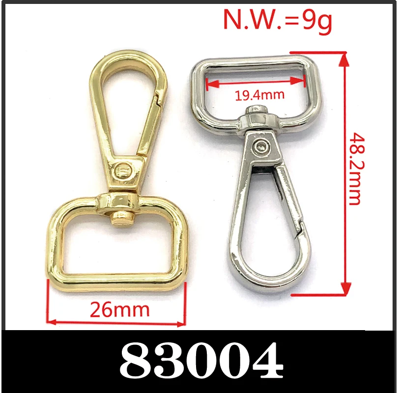 wholesale Handbag Accessories Spring O Rings Alloy Keyring Buckles Belt Strap Chain Buckle Sewing For Bag Opening Ring