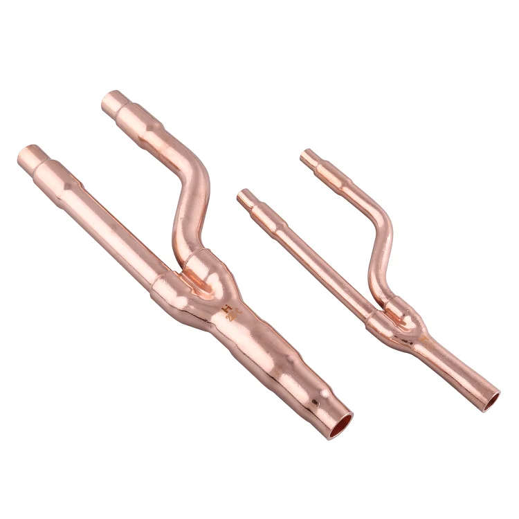 High quality copper joint branch pipe for air conditioner y branch pipe for VRF/VRV system