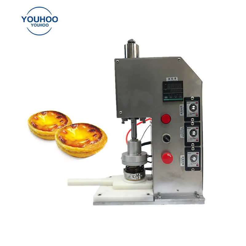 Mini biscuit waffle crust egg tart production line egg tart skin forming machine of tartlet wrapper