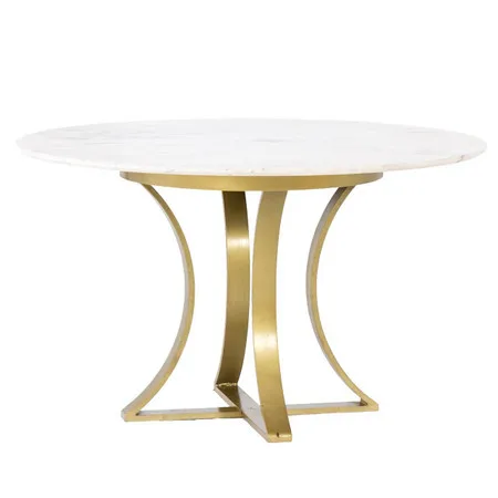 Stainless Steel Gold Finishing Table Hotel Living Room Centre Coffee Table Furniture Modern Luxury Round Coffee Table