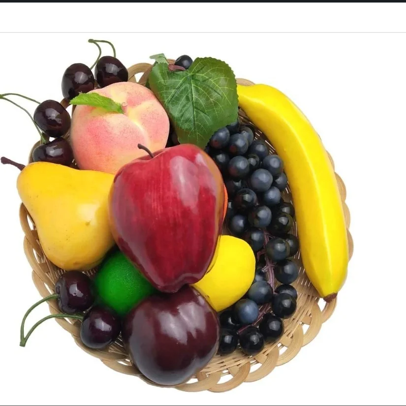 Hot New Realistic Artificial Fake Fruits And Vegetables For Display